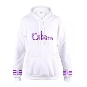 Saco blanco - Logo violeta